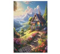 Jigsaw Puzzle for Adults Sweet Landscape 1000 Piece Suitable for Children over 12 Years Old Wooden Puzzles 78×53cm