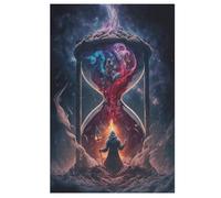 Jigsaw Puzzle for Adults The Flow Of Time 1000 Piece Suitable for Children over 12 Years Old Wooden Puzzles （78×53cm）