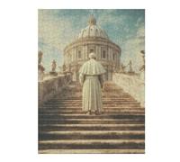Jigsaw Puzzle for Adults, The Pope Ascends to The Vatican Dome, 500 PCS