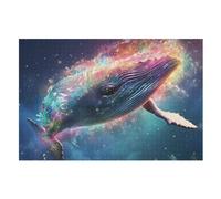 Jigsaw Puzzle for Adults The Whale 1000 Piece Wood Puzzles Children Challenging Game （75×50cm）