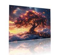 Jigsaw Puzzle for Adults Tree Difficult 200 pieces Adult Kids Toddler Puzzles Age 4-6 Dream Mini Jigsaws 5-8 Year Olds Toys, Fun Challenging Brainteasing, Home Decoration and Gifts 9.8x13.8in t-906
