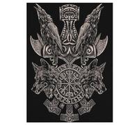 Jigsaw Puzzle for Adults Viking Myth 300 Piece Suitable for Children over 12 Years Old Wooden Puzzles 42×30cm