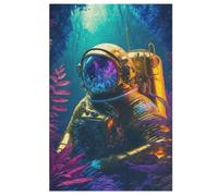 Jigsaw Puzzle for Adults Water World in Space 1000 Piece Wood Puzzles Children Challenging Game 78×53cm