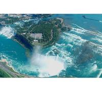 Jigsaw Puzzle for Adults Waterfall,Canada Niagara Falls and Clear Sky Landscape Majestic River Nature Theme,Fun Family Activity Toy Educational Games for Gift_300pcs