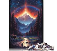 Jigsaw Puzzle for Adults Yellowstone National Park, USA 尺寸 Piece Jigsaw Puzzle Wooden Puzzles for Adults And Kids Age 12 Years Up Good Gift for Adults Kids 1000pcs (75x50cm)