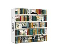 Jigsaw Puzzle for Adults1000 Piece Cozy Bookshelf Cat Puzzle Aesthetic Home Décor Puzzle for Relaxation Mindful Challenge and Gift for Cat and Book Lovers