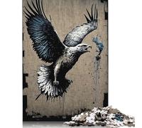Jigsaw Puzzle For Flying Eagle 1000 Piece Jigsaw Puzzles for Adults Wooden Jigsaw Puzzles for Adults & Stress Reliever 1000pcs (75x50cm)