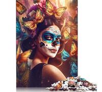 Jigsaw Puzzle for Kids 'Colorful Day of The Dead 1000 Piece Paper Jigsaw Puzzles for Adults & Children Challenge Family 1000pcs (38x26cm)