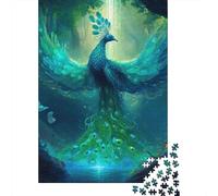 Jigsaw Puzzle For Peacock Phoenix 1000 Piece Jigsaw Puzzles for Adults Wooden Jigsaw Puzzles for Adults & Stress Reliever 1000pcs (75x50cm)