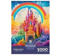 Jigsaw Puzzle for Teenagers 1000 Pieces A Rainbow Fairytale Teenager Puzzles Hands-on Game Difficult Challenge Unique Gifts for Birthday And Christmas 38x26cm/1000pcs