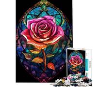 Jigsaw Puzzle for Teenagers 1000 Pieces A Red Roses Ode Educational Challenge Home Art Decor Educational Game for 14+ Puzzle Game Offered (38x52cm)