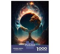 Jigsaw Puzzle for Teenagers 1000 Pieces A Surreal Intricate Night Jigsaw for Adults Relax Games Home Decoration Parent-child Interaction 38x26cm/1000pcs