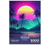Jigsaw Puzzle for Teenagers 1000 Pieces Abstract Synthwave Cosmos Adult Puzzles Toy Wall Decor But Fun And Humorous for Is Ideal As A Gift 70x50cm/1000pcs