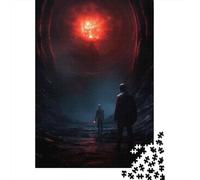 Jigsaw Puzzle for Teenagers 1000 Pieces Alien Encounter The Red Planet Mystery Unveiled Jigsaws for Adults Family Games Perfect Decoration for Is Ideal As A Gift 52x38cm/1000pcs