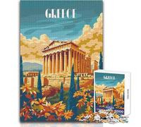 Jigsaw Puzzle for Teenagers 1000 Pieces Ancient Greece Glory Educational Games Precision Cutting Secret Santa Gifts Size 50x75cm