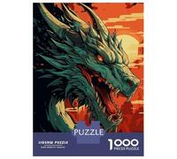Jigsaw Puzzle for Teenagers 1000 Pieces Anime Dragon Jigsaws for Adults Hands-on Game Enhance Memory Parent-child Interaction 38x26cm/1000pcs