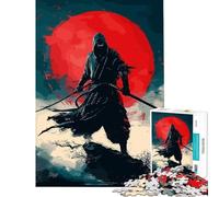 Jigsaw Puzzle for Teenagers 1000 Pieces Anime Japanese Blue Ninja Practical Game Toys Educational Games Gifts Ideas Tough Challenge (Size 75x50cm)