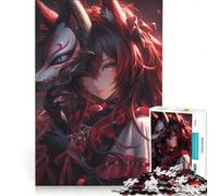 Jigsaw Puzzle for Teenagers 1000 Pieces Anime Samurai Assassin, Relaxing Games, Analysis And Logic, Improving Love between Couples 50x75cm