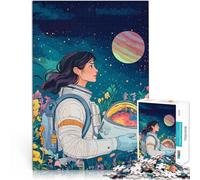 Jigsaw Puzzle for teenagers 1000 Pieces Astronaut Field Lernspiele Heimdekoration Verbessern Sie das Gedächtnis38x26cm