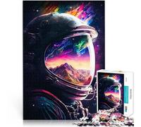 Jigsaw Puzzle for teenagers 1000 Pieces Astronaut reflections 1 Entspannungsspiele Einzigartige Wohndekoration und Geschenke38x26cm