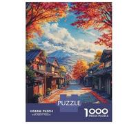 Jigsaw Puzzle for Teenagers 1000 Pieces Autumn Path to Fuji-1 Jigsaws for Adults Toy Wall Decor Staycation Kill Time Parent-child Interaction 52x38cm/1000pcs