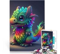 Jigsaw Puzzle for teenagers 1000 Pieces Baby Dragon Animal Pädagogisches Familienspiel Kunstwerk Geschenk38x26cm