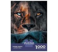 Jigsaw Puzzle for Teenagers 1000 Pieces Badass Lion Jigsaw for Adults Hands-on Game Analysis And Logic Parent-child Interaction 52x38cm/1000pcs