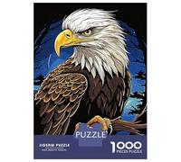 Jigsaw Puzzle for Teenagers 1000 Pieces Bald Eagle in Nature Adult Puzzles Toy Wall Decor But Fun And Humorous for Is Ideal As A Gift 52x38cm/1000pcs
