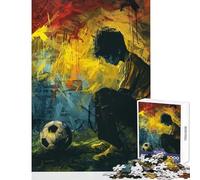 Jigsaw Puzzle for Teenagers 1000 Pieces Before The KickOff 1000 Jigsaw Puzzle Relax Games Birthday Gifts Learning Educational (38x26cm)