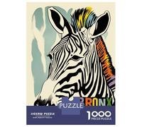 Jigsaw Puzzle for Teenagers 1000 Pieces BRONX ZOO Retro Poster Adult Puzzles Toy Wall Decor But Fun And Humorous for Is Ideal As A Gift 52x38cm/1000pcs