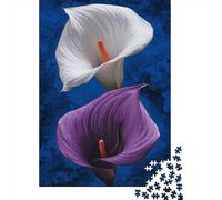 Jigsaw Puzzle for Teenagers 1000 Pieces Calla Lily Flower Bouquet Puzzles for Adults Anti-Stress Toys Difficult Hard Birthday And Unique Gifts 52x38cm/1000pcs