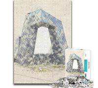 Jigsaw Puzzle for Teenagers 1000 Pieces China Central Television Educational Family Game Pattern Assembly Educational Toy (size 50x75cm)