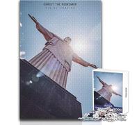 Jigsaw Puzzle for Teenagers 1000 Pieces Christ The Redeemer Beautiful Design Game For Family Fun Anti-Stress Toys Size 50x75cm