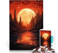 Jigsaw Puzzle for teenagers 1000 Pieces City skyline artwork Entspannungsspiele Künstlersammlung, Bildende Kunst75x50cm