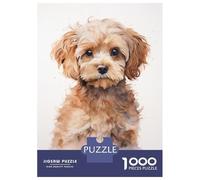 Jigsaw Puzzle for Teenagers 1000 Pieces Cockapoo Portrait Adult Puzzles Family Games Improve Memory for Is Ideal As A Gift 38x26cm/1000pcs