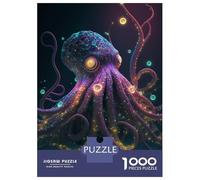 Jigsaw Puzzle for Teenagers 1000 Pieces Cosmic Octopus Jigsaws for Adults Hands-on Game Wall Art Unique Gifts for Birthday And Christmas 38x26cm/1000pcs