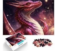 Jigsaw Puzzle for teenagers 1000 Pieces Cosmic Space Dragon Intellektuelles Spiel einzigartiges Herausforderungsspiel38x26cm