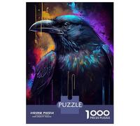 Jigsaw Puzzle for Teenagers 1000 Pieces Dark Mighty Raven Jigsaw for Adults Hands-on Game Analysis And Logic Parent-child Interaction 38x26cm/1000pcs