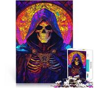 Jigsaw Puzzle for teenagers 1000 Pieces Dead Paladin Stained Glass Denkspiel Jedes Stück ist einzigartig Anspruchsvolles Familienspiel75x50cm