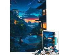 Jigsaw Puzzle for Teenagers 1000 Pieces Distant Lights for Birthday, Chrismas Perfect Decoration Impossible Game for And 14 Years And over (50x75cm)