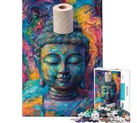 Jigsaw Puzzle for Teenagers 1000 Pieces Divine Roll Buddha's Zen Moment 1000 Jigsaw Puzzle Relax Games Birthday Gifts Learning Educational (Size 50x75cm)