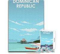 Jigsaw Puzzle for Teenagers 1000 Pieces Dominican Republic Beautiful Design Game For Family Fun Anti-Stress Toys Size 38x26cm