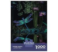 Jigsaw Puzzle for Teenagers 1000 Pieces Dragonfly Colorful Jigsaw for Adults Hands-on Game Analysis And Logic Parent-child Interaction 52x38cm/1000pcs