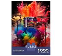 Jigsaw Puzzle for Teenagers 1000 Pieces Drums Teenager Puzzles Hands-on Game Difficult Challenge Unique Gifts for Birthday And Christmas 70x50cm/1000pcs
