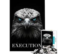 Jigsaw Puzzle for Teenagers 1000 Pieces Eagle Execution Practical Game Toys Educational Games Gifts Ideas Tough Challenge (Size 75x50cm)