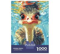 Jigsaw Puzzle for Teenagers 1000 Pieces Emu Underwater Portrait Puzzle for Adults Hands-on Game Staycation Kill Time Parent-child Interaction 70x50cm/1000pcs