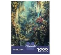 Jigsaw Puzzle for Teenagers 1000 Pieces Enchanted Garden Path Adult Puzzles Toy Wall Decor But Fun And Humorous for Is Ideal As A Gift 38x26cm/1000pcs