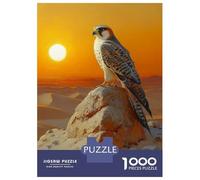Jigsaw Puzzle for Teenagers 1000 Pieces Falcon at Sunset Jigsaw for Adults Hands-on Game Analysis And Logic Parent-child Interaction 52x38cm/1000pcs