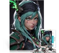 Jigsaw Puzzle for teenagers 1000 Pieces Female Anime Character Quizspiel Lustige Aktivitäten für zu Hause, Geburtstagsgeschenk, Reisegeschenk,75x50cm