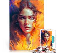 Jigsaw Puzzle for teenagers 1000 Pieces Flare Woman Anspruchsvolles Spiel und Familienspaß Ein Kunstwerk38x26cm